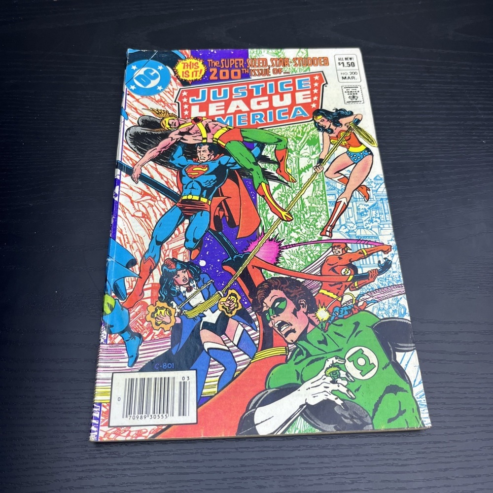 Justice League Of America #200 DC Comics March 1982 George Perez Cover Anniversa